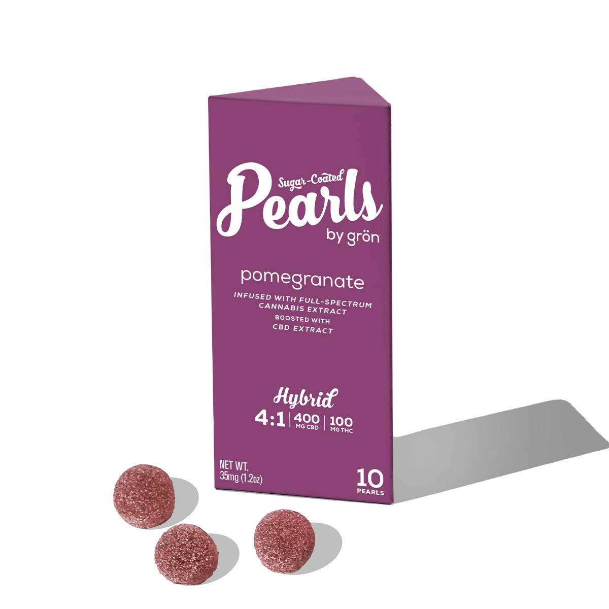 400 Mg Cbd: 100 Mg Thc Pomegranate Pearls