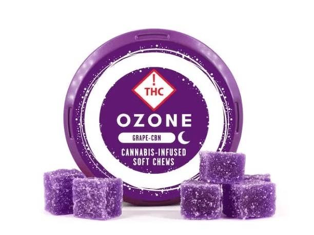 Ozone Grape Cbn Soft Chews 100 Mg