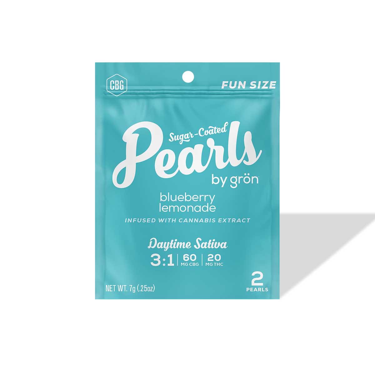 60 Mg Cbg: 20 Mg Thc Blueberry Lemonade Fun Size Pearls